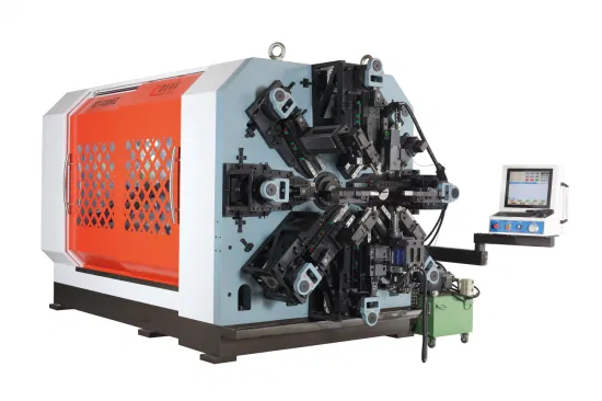 Machine de traitement de barres omnibus en acier inoxydable, Machine d'enroulement de ressort sans came de 8.0MM pour véhicules électroniques de Machine à ressort de joint d'huile